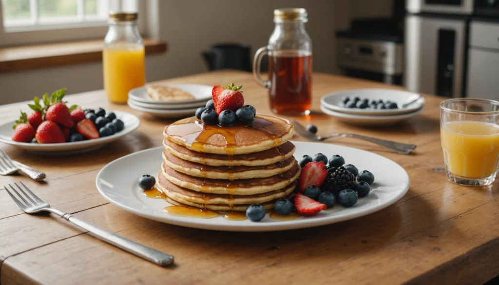 pancakes lait d'avoine