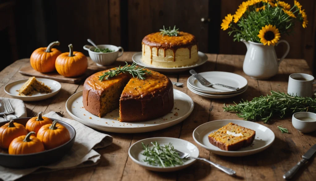 cake potimarron salé vegetarien