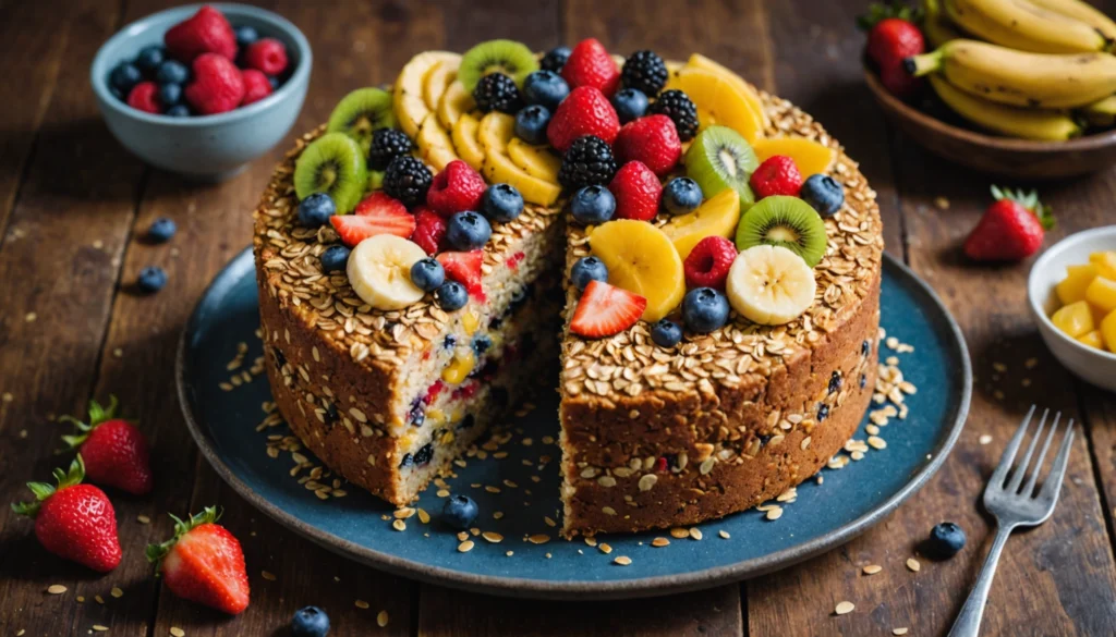 bowl cake flocon d'avoine healthy